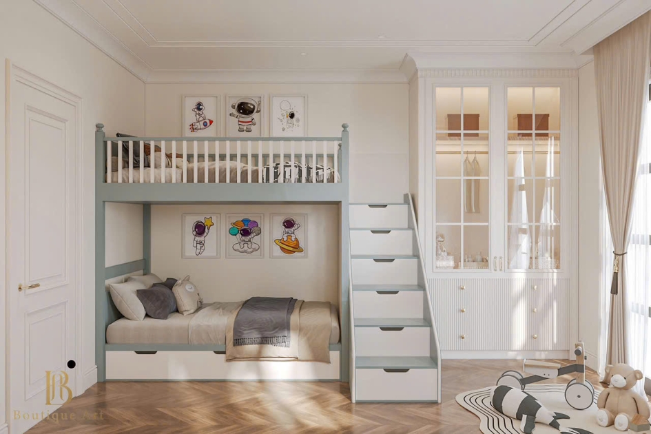 THIẾT KẾ PHÒNG NGỦ TRẺ EM – KHÔNG GIAN TUỔI THƠ MANG DẤU ẤN RIÊNG